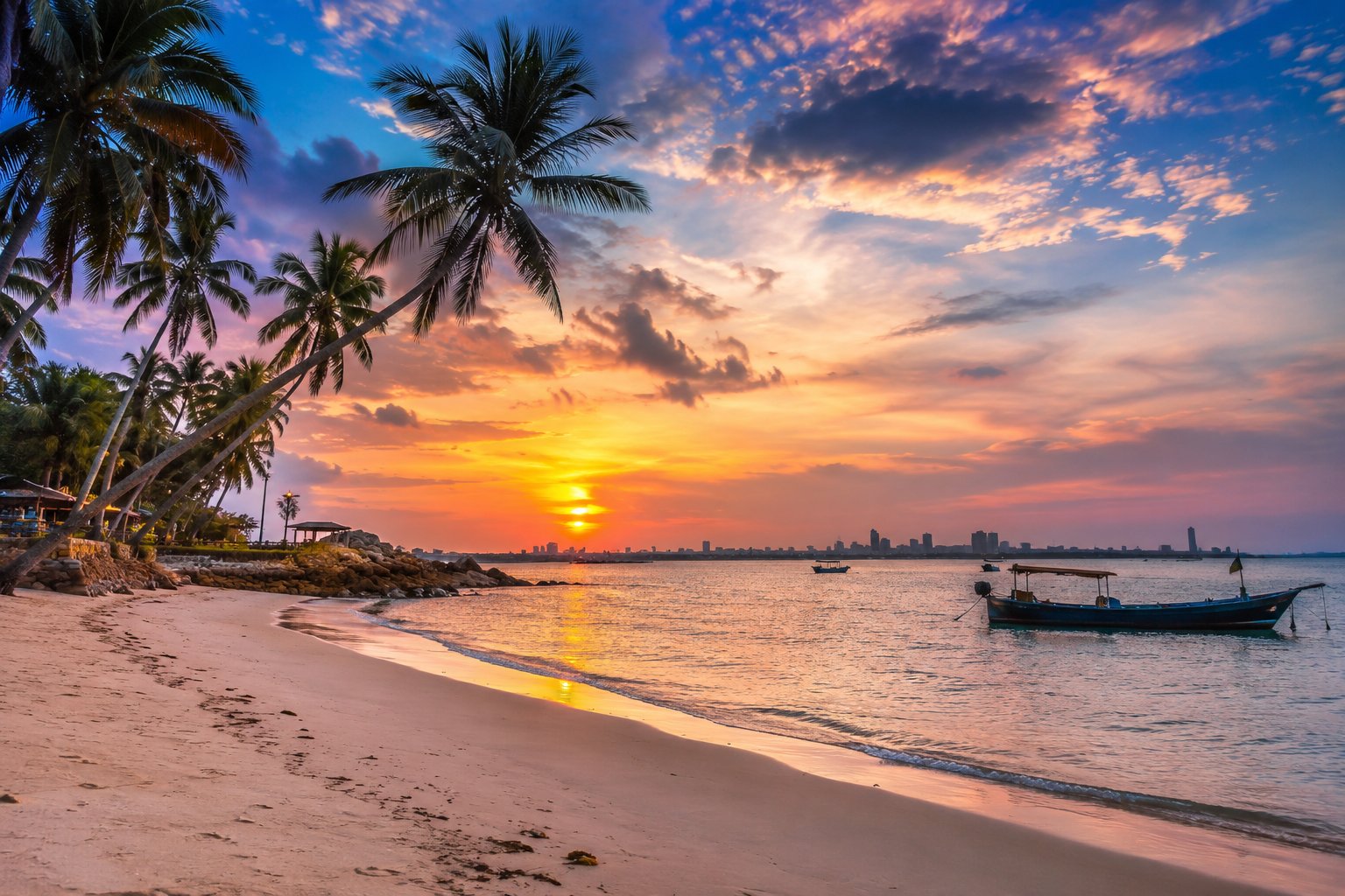 Watching Singapore Glow from Pantai Nongsa: A Quiet Escape by the Edge of Batam