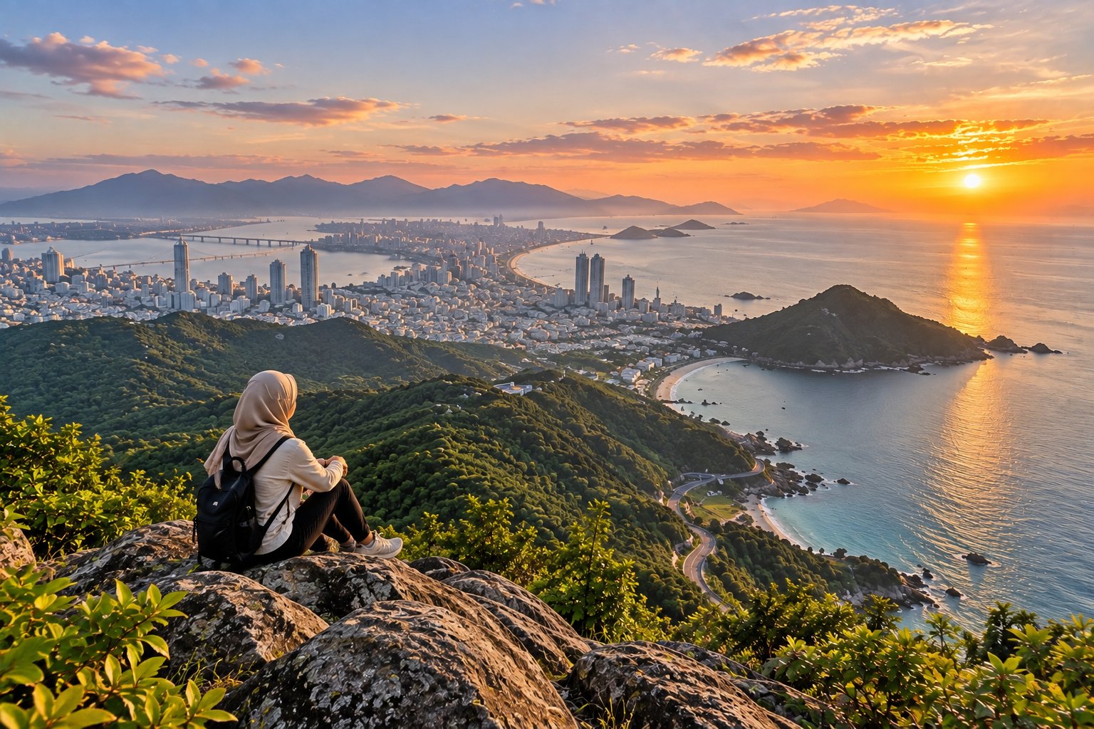 Ban Vo Peak, Da Nang, Vietnam: Above the Clouds, Where the City Meets the Sea