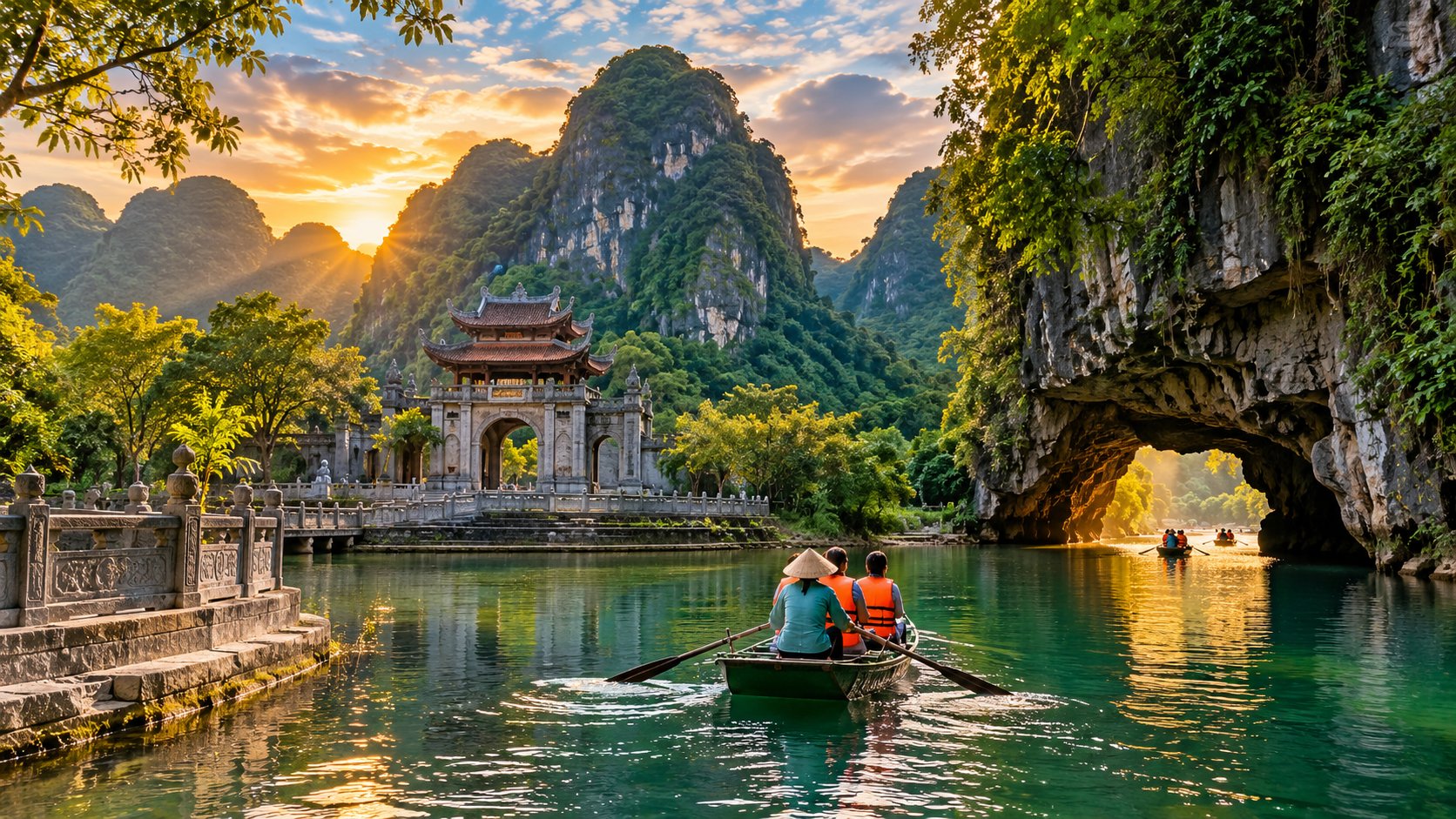 Trang An Landscape Complex, Ninh Binh, Vietnam: Drifting Through Limestone Mountains and Quiet Countryside